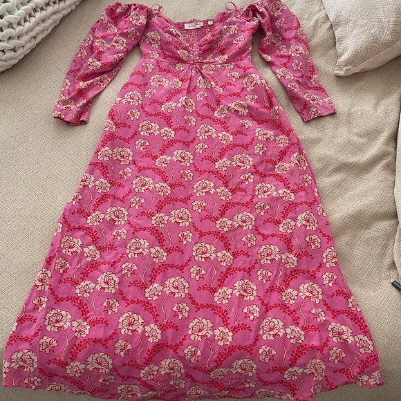 A.L.C. Calley Off Shoulder Dress Pink - Picture 2 of 10